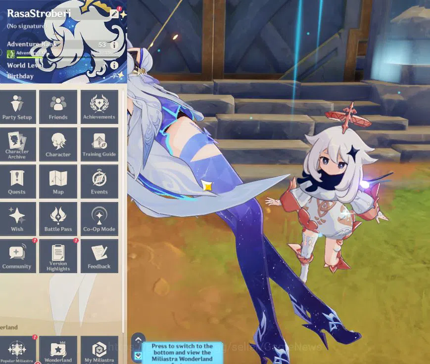 Genshin Impact Mid Game ASIA|AR 53|4 Limited +3(*5Weapon)|(Chiori+Sign)Ski image 1
