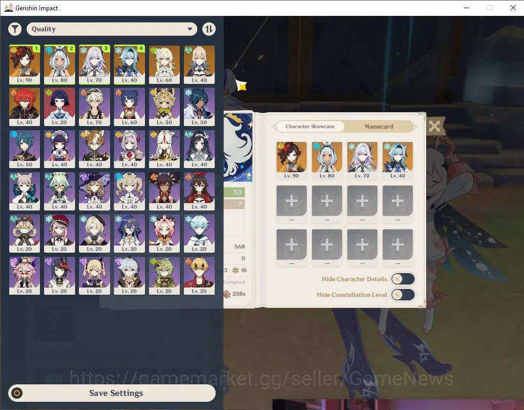 Genshin Impact Accounts ASIA|AR 53|4 Limited +3(*5Weapon)|(Chiori+Sign)Ski image 2