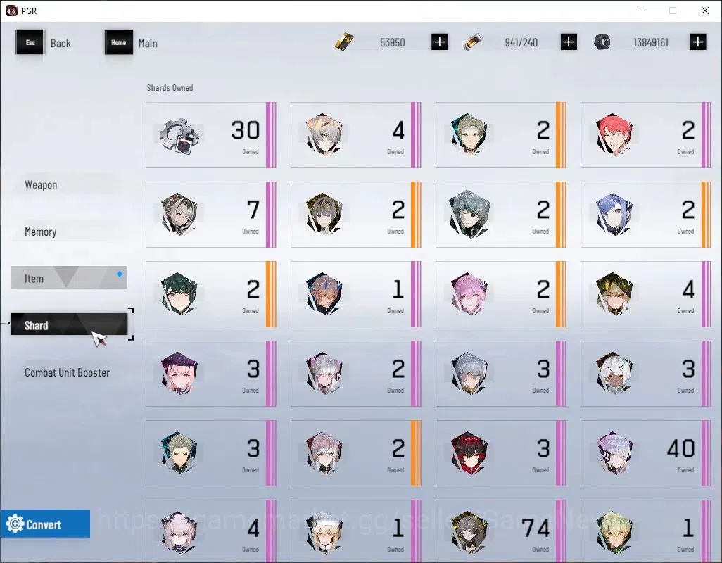 Punishing: Gray Raven Accounts Asia|Lvl 89|53,9K BC+19,5K YC+12,2K BlueC|SSS Seca image 10