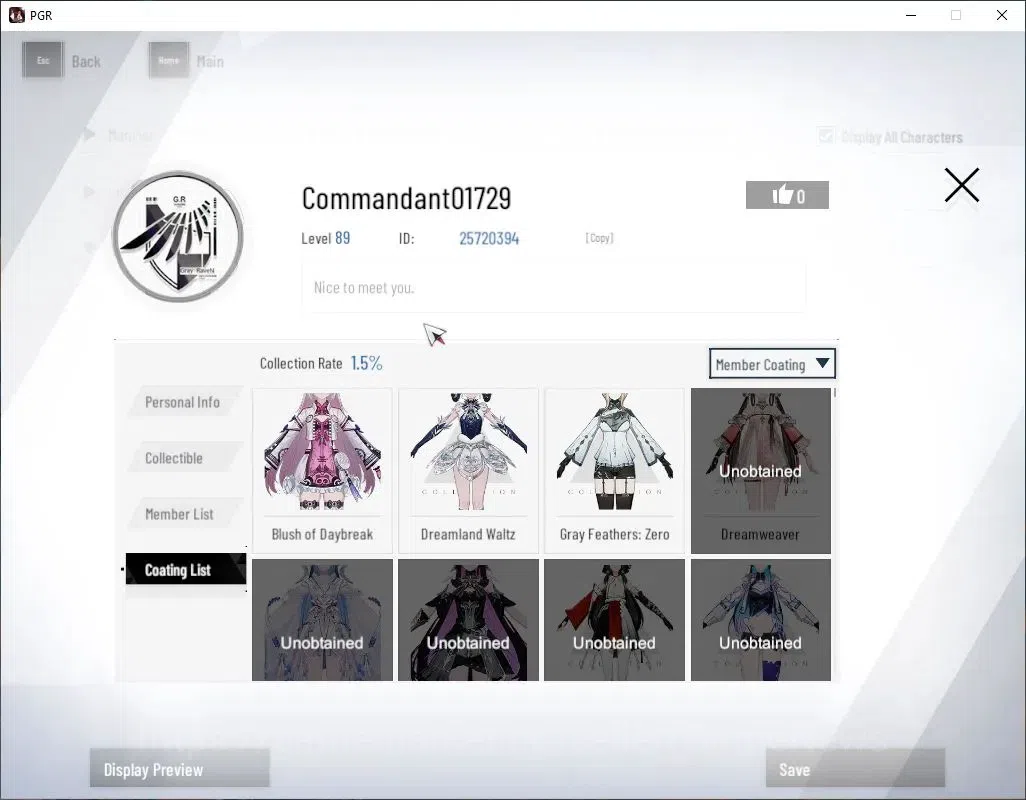 Punishing: Gray Raven Accounts Asia|Lvl 89|53,9K BC+19,5K YC+12,2K BlueC|SSS Seca image 15