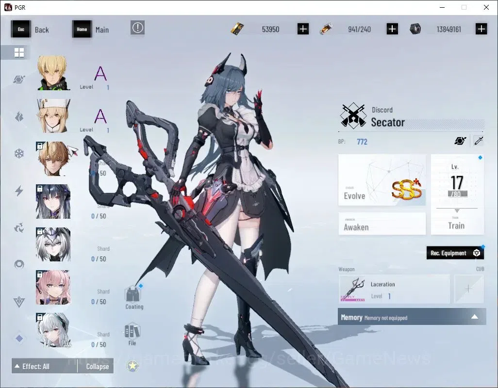 Punishing: Gray Raven Accounts Asia|Lvl 89|53,9K BC+19,5K YC+12,2K BlueC|SSS Seca image 6