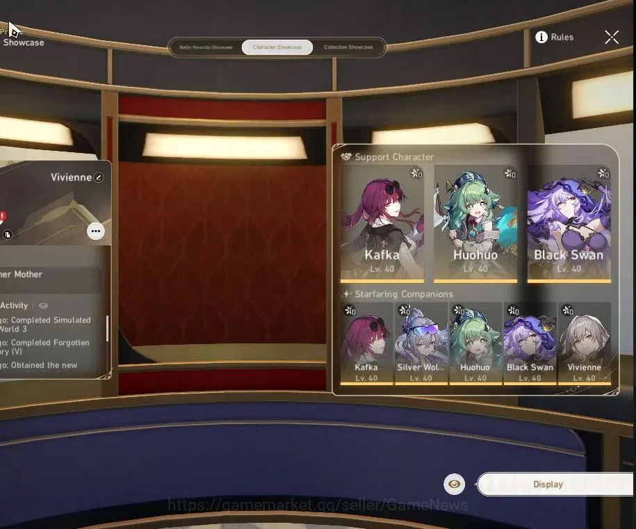 Honkai Star Rail Accounts Asia | TL 29 | 7 Limited | SW 999,Kafka,Black Swan image 2