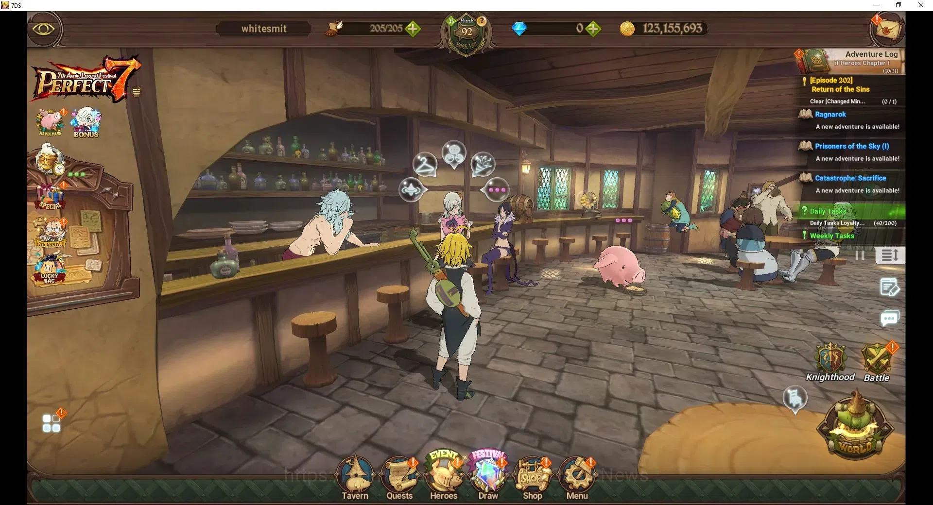 The Seven Deadly Sins: Grand Cross Accounts ASIA|2,4M CC|111LS|1 LR Select|4 LR+11 UR+Collab R image 1