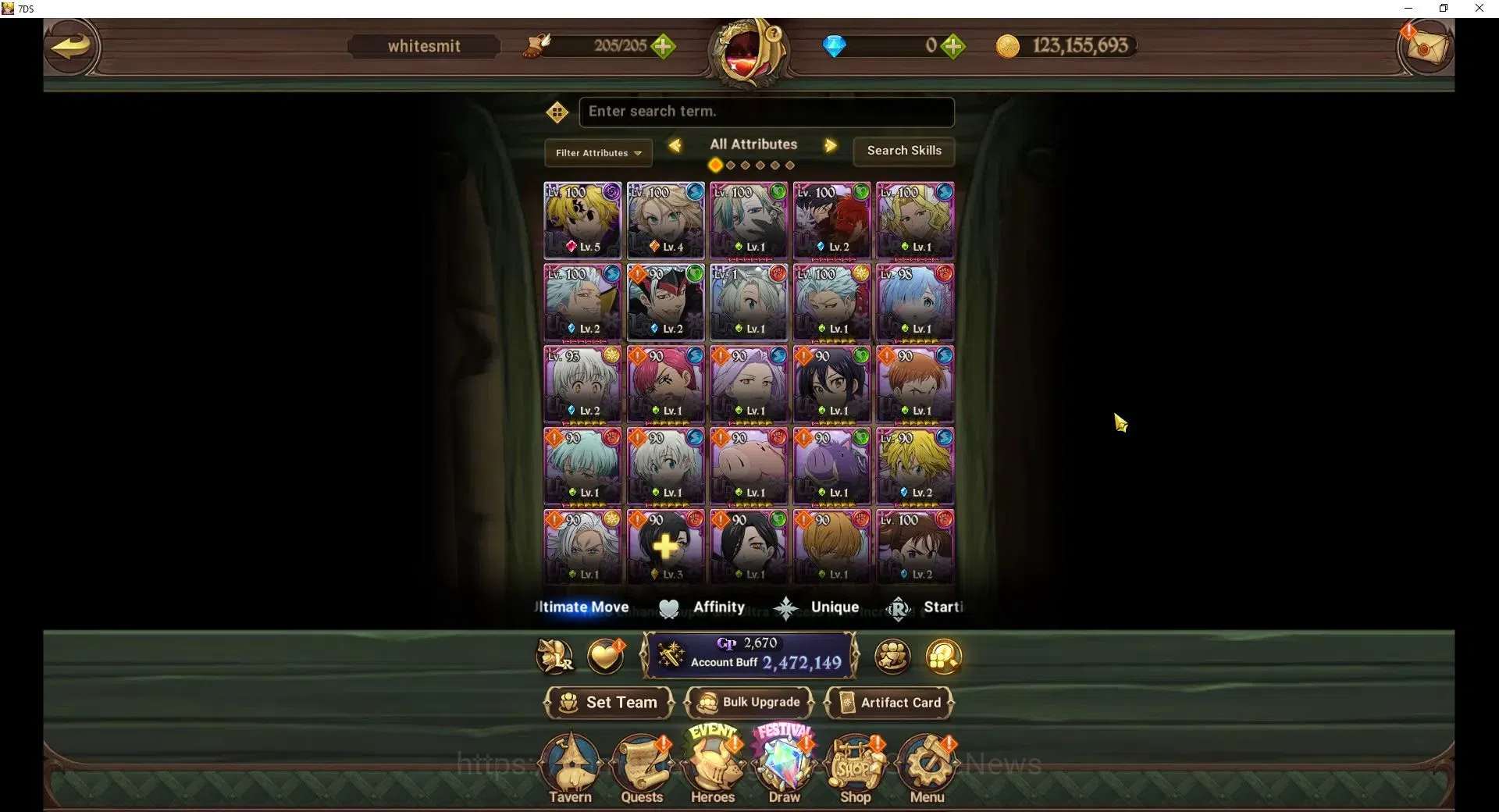 The Seven Deadly Sins: Grand Cross Accounts ASIA|2,4M CC|111LS|1 LR Select|4 LR+11 UR+Collab R image 6
