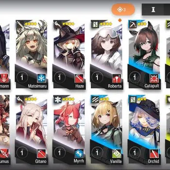 Arknights Accounts Starter Lv 1 | 17 Operator | 3k+ Orundum | 1 Limited | [SilverAsh the Reignfrost] | Chapter 0-1 | Check