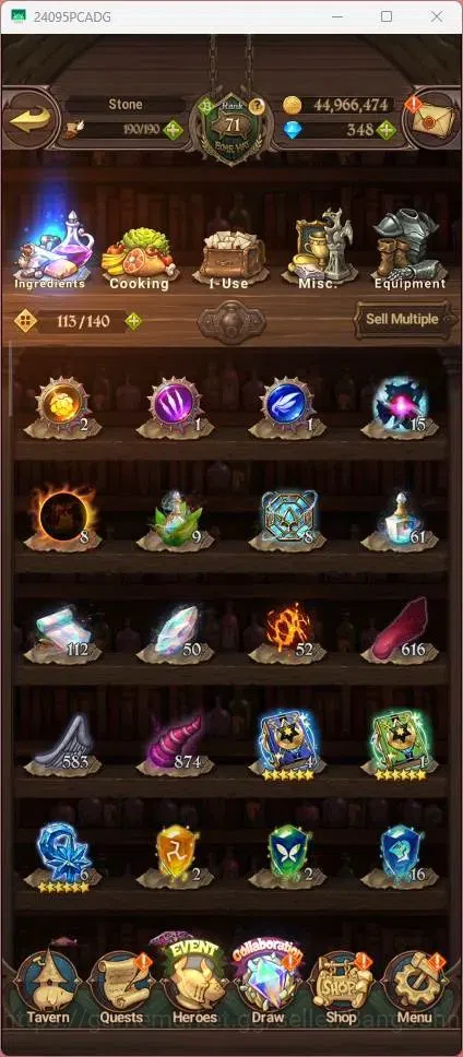 The Seven Deadly Sins: Grand Cross Accounts Global |2.17M CC|9 LS|LR Mesis 6/6|UR Menor 1/6,OD image 10
