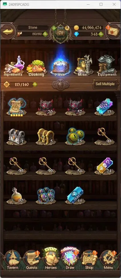 The Seven Deadly Sins: Grand Cross Accounts Global |2.17M CC|9 LS|LR Mesis 6/6|UR Menor 1/6,OD image 12