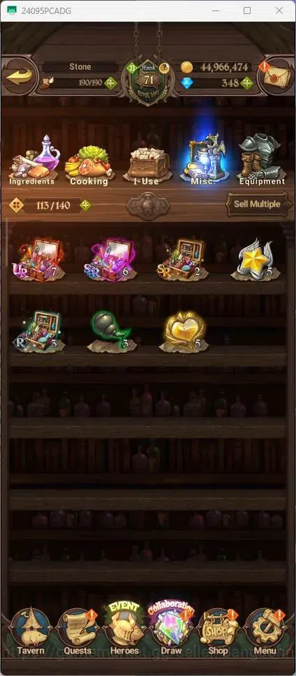The Seven Deadly Sins: Grand Cross Accounts Global |2.17M CC|9 LS|LR Mesis 6/6|UR Menor 1/6,OD image 13