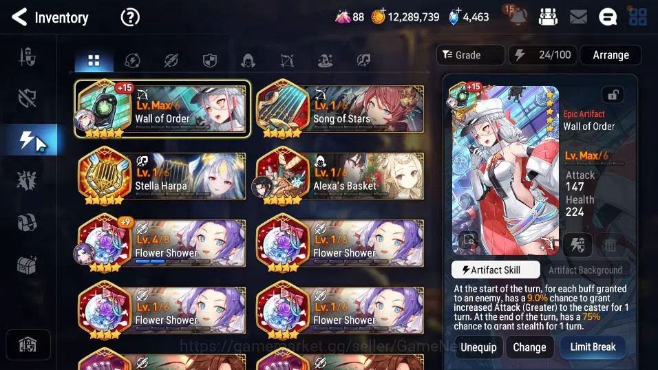 Epic Seven Accounts GLOBAL Unverif|New Era|4 ML(Salome,NM Luna,Ruele o image 9