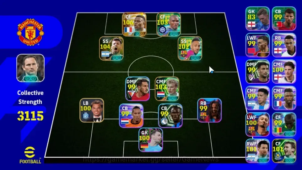 eFootball Accounts Legends & Iconic Players Android|Power 3115|Big Time Kylian Mbappe|5 Epic Sergio Aguero,Samuel 1