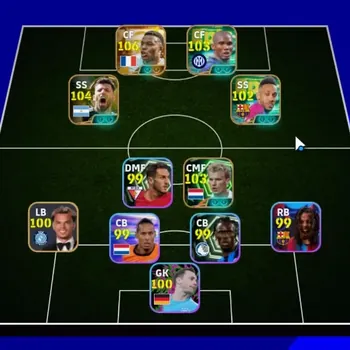 eFootball Accounts Legends & Iconic Players Android|Power 3115|Big Time Kylian Mbappe|5 Epic Sergio Aguero,Samuel