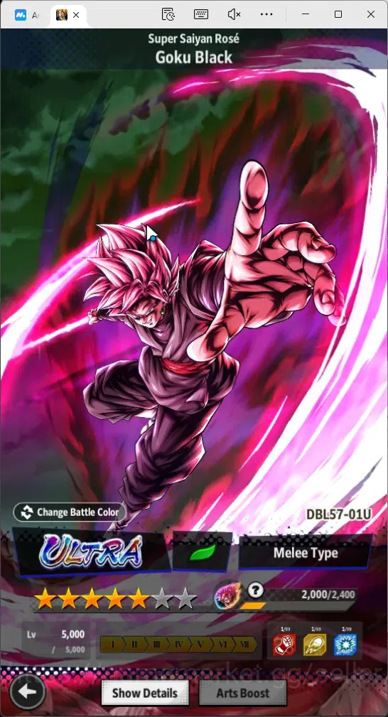 Dragon Ball Legends Accounts Global | Lvl 157|354M Total Power|3 LR|5 UL|LR Bro image 14