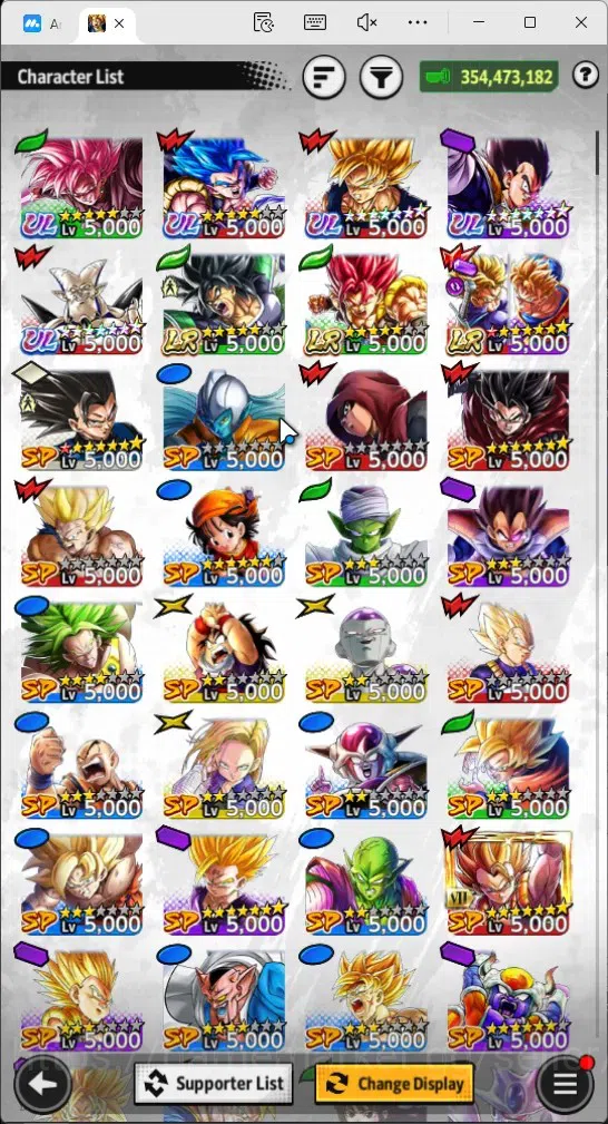 Dragon Ball Legends Accounts Global | Lvl 157|354M Total Power|3 LR|5 UL|LR Bro image 16