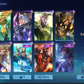 Mobile Legends: Bang Bang Accounts Others Global|115 Skin|Expert|PRIME Granger,DragonTamer Lancelot Estes