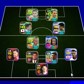 eFootball Accounts Legends & Iconic Players Android|Power 3114|6Epic Zlatan Ibrahimovic,Luis Suarez,Thiago