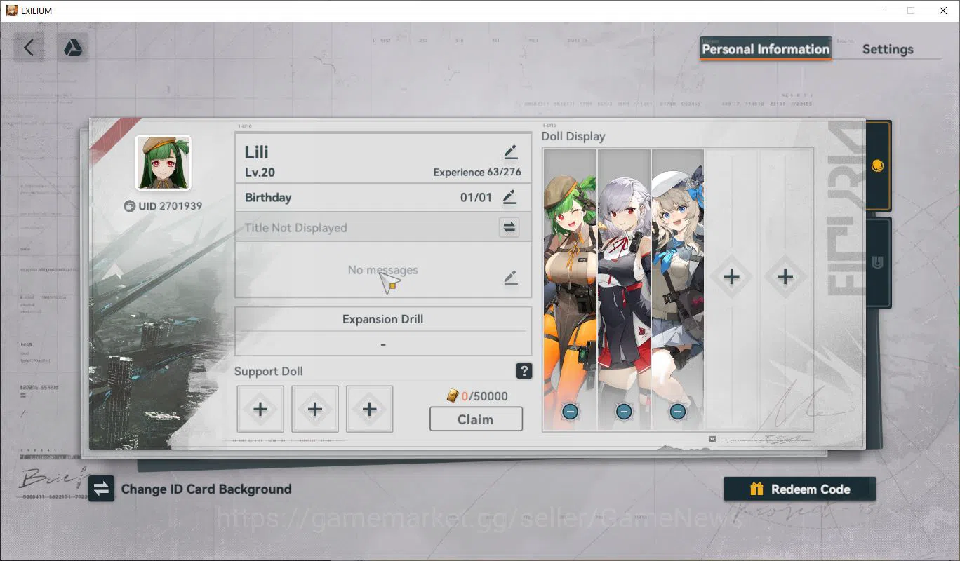 Girls' Frontline Accounts GlobalDarkwinter| Starter Belka,Sabrina,Vepley |Ge image 10