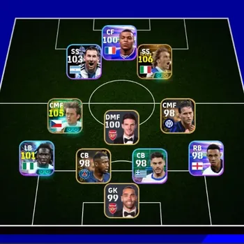 eFootball Accounts Legends & Iconic Players Android|PW 3048|BigT DelPiero,Epic Rosicky,Showtime LionelMessi Kubo CalviBassey