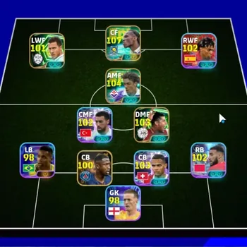 eFootball Accounts Legends & Iconic Players Android|Power 3163|9 Epic Didier Drogba,Rui Costa,Frank
