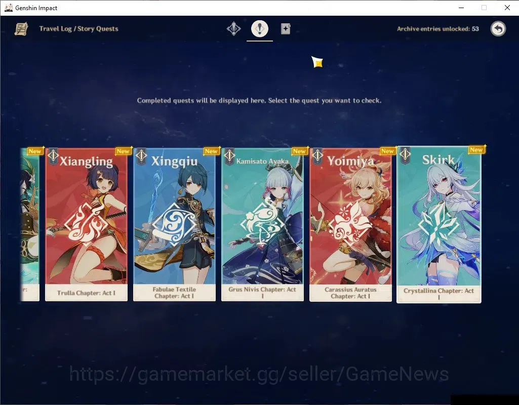 Genshin Impact Accounts End Game Asia|AR 57|Skirk PremTeam|6 Limited+7(*5WEP)|[Skirk,Escoffier]+Sign,Nicole,Varesa|Mc 18