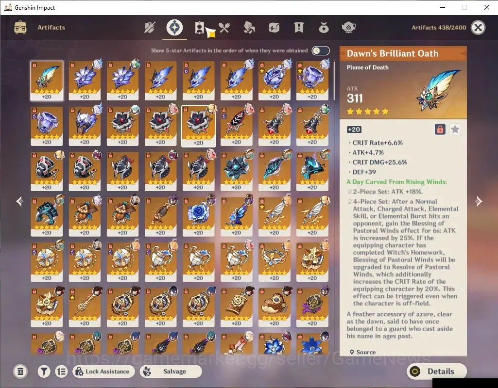 Genshin Impact Accounts End Game Asia|AR 57|Skirk PremTeam|6 Limited+7(*5WEP)|[Skirk,Escoffier]+Sign,Nicole,Varesa|Mc 7