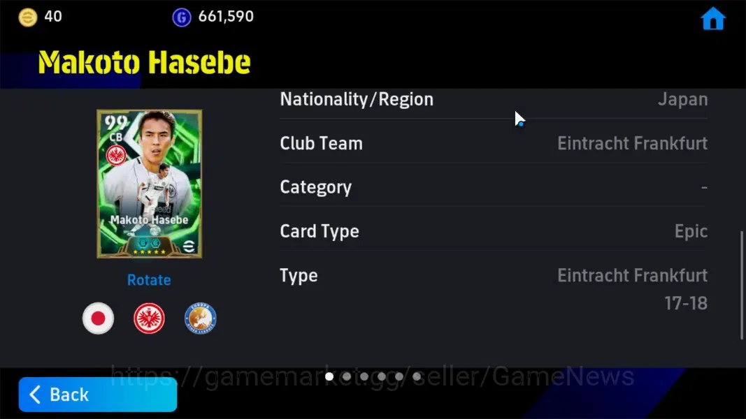 eFootball Accounts Android|BigTime Ibrahimovic,Epic Makoto Hasebe,S.G image 13