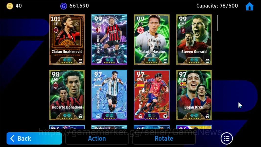 eFootball Accounts Android|BigTime Ibrahimovic,Epic Makoto Hasebe,S.G image 4