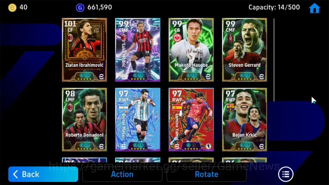 eFootball Accounts Android|BigTime Ibrahimovic,Epic Makoto Hasebe,S.G image 7
