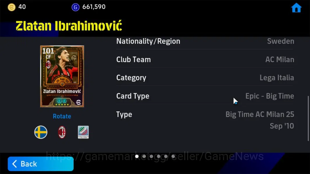 eFootball Accounts Android|BigTime Ibrahimovic,Epic Makoto Hasebe,S.G image 9