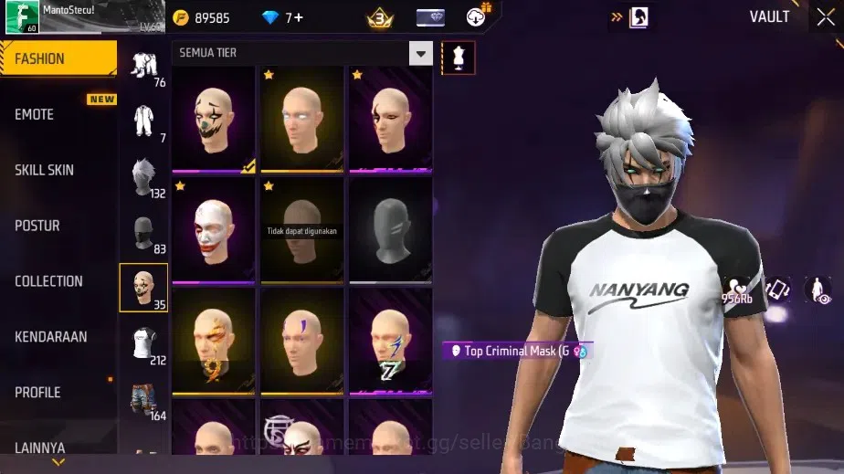 Free Fire Accounts Indonesia|M1887-Emerald Power & Hand Of Hope|Katan image 10