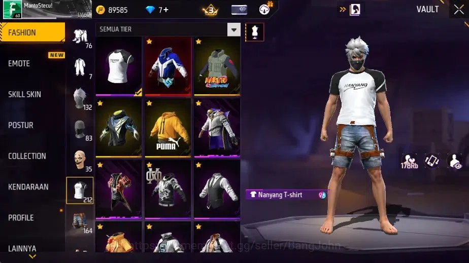 Free Fire Accounts Indonesia|M1887-Emerald Power & Hand Of Hope|Katan image 11