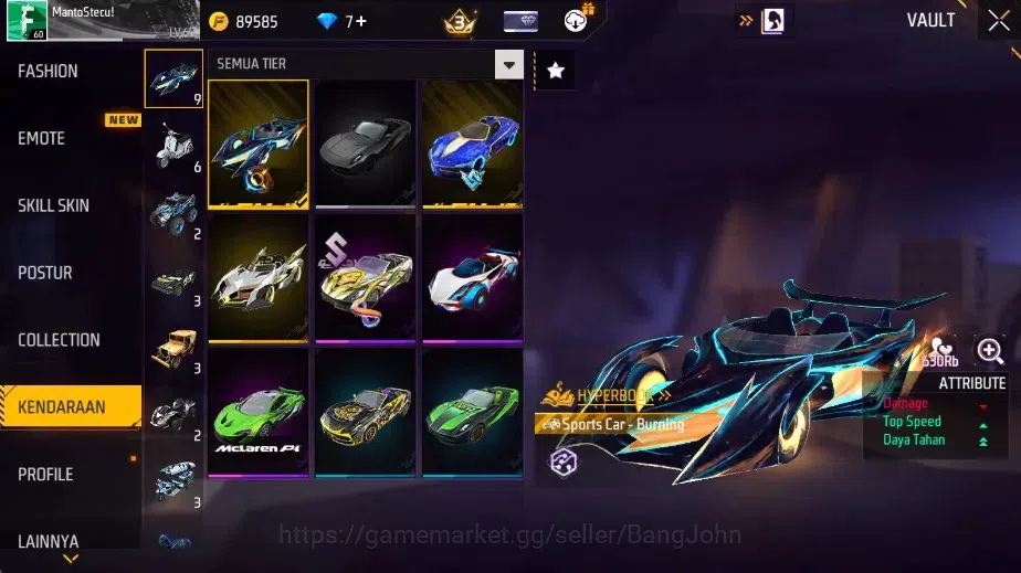 Free Fire Accounts Indonesia|M1887-Emerald Power & Hand Of Hope|Katan image 19