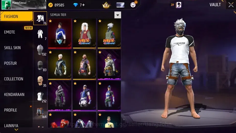 Free Fire Accounts Indonesia|M1887-Emerald Power & Hand Of Hope|Katan image 6