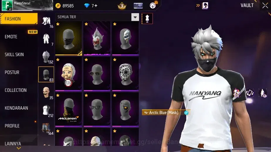 Free Fire Accounts Indonesia|M1887-Emerald Power & Hand Of Hope|Katan image 9