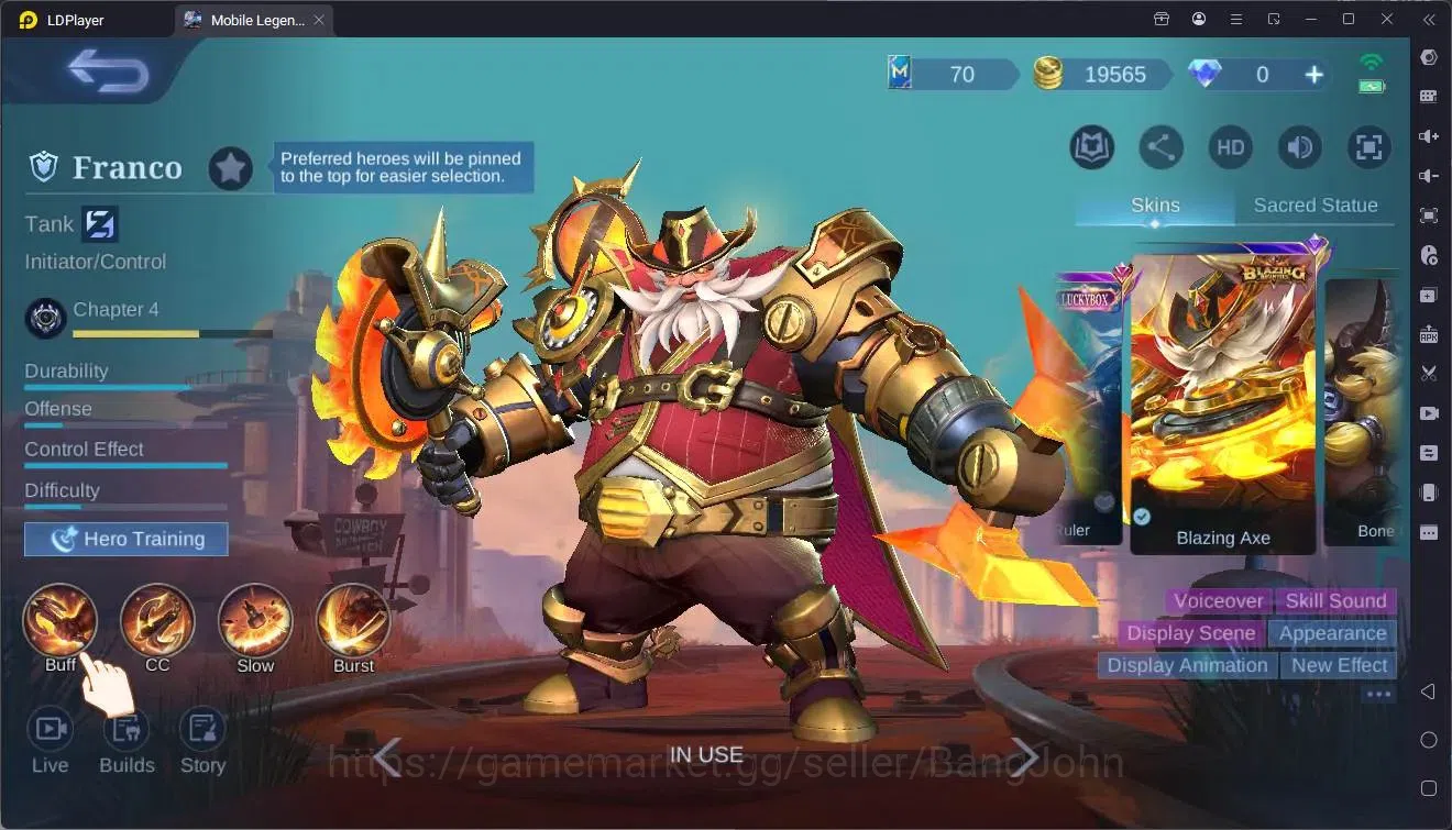 Mobile Legends: Bang Bang Accounts GlobalHero 56|Skin 61|Seasoned|Prime Granger|KOF K image 3