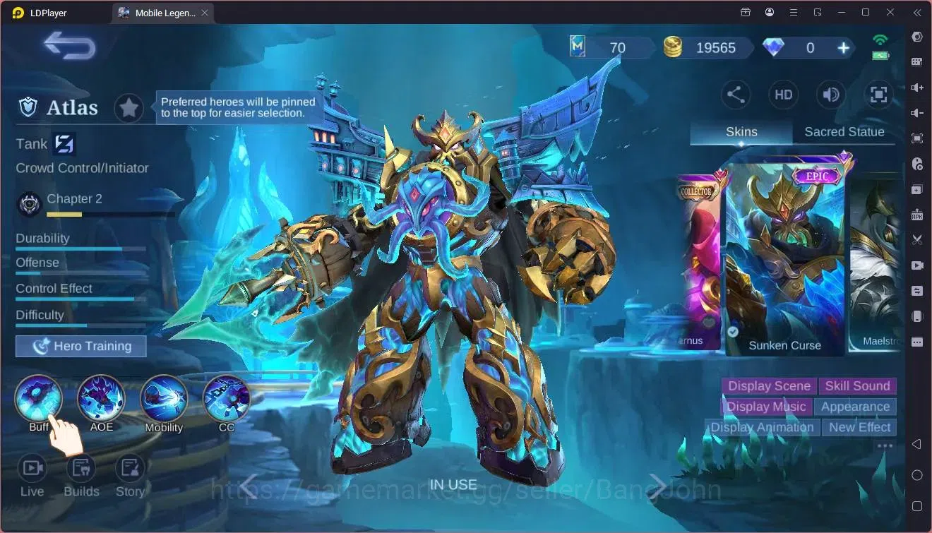 Mobile Legends: Bang Bang Accounts GlobalHero 56|Skin 61|Seasoned|Prime Granger|KOF K image 5