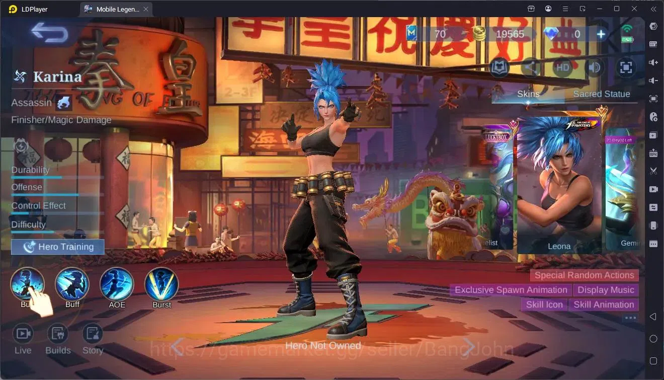 Mobile Legends: Bang Bang Accounts GlobalHero 56|Skin 61|Seasoned|Prime Granger|KOF K image 9