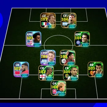 eFootball Accounts Legends & Iconic Players 7 MANAGER BOOSTER | COLECTIVE 3205+,BIGTIME DEL PIERO x S AGUERO x H DIOUF x RIO