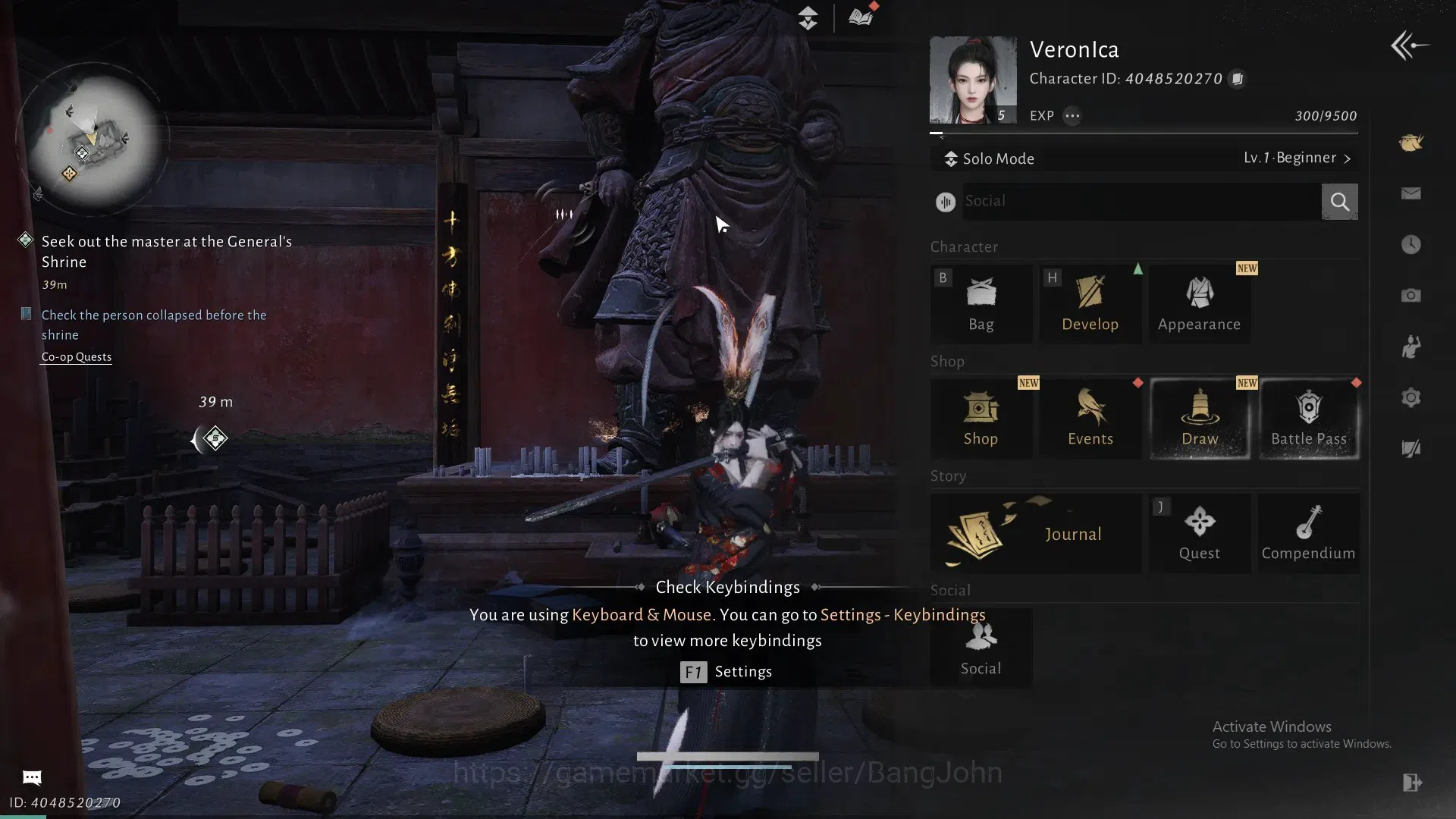 Where Winds Meet Accounts Server Time|Limit Martial Destiny Hat| MC Female | image 4