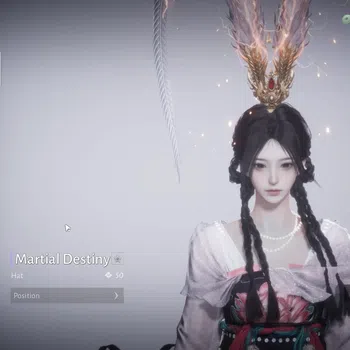 Where Winds Meet Accounts Server Time|Limit Martial Destiny Hat| MC Female | image 1