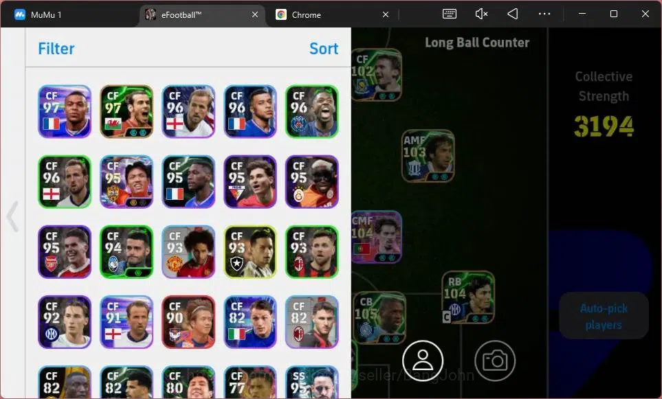 eFootball Accounts ANDROID|PW 3194|E-BT Ronaldinho Gaucho|E. Yaya Tou image 4