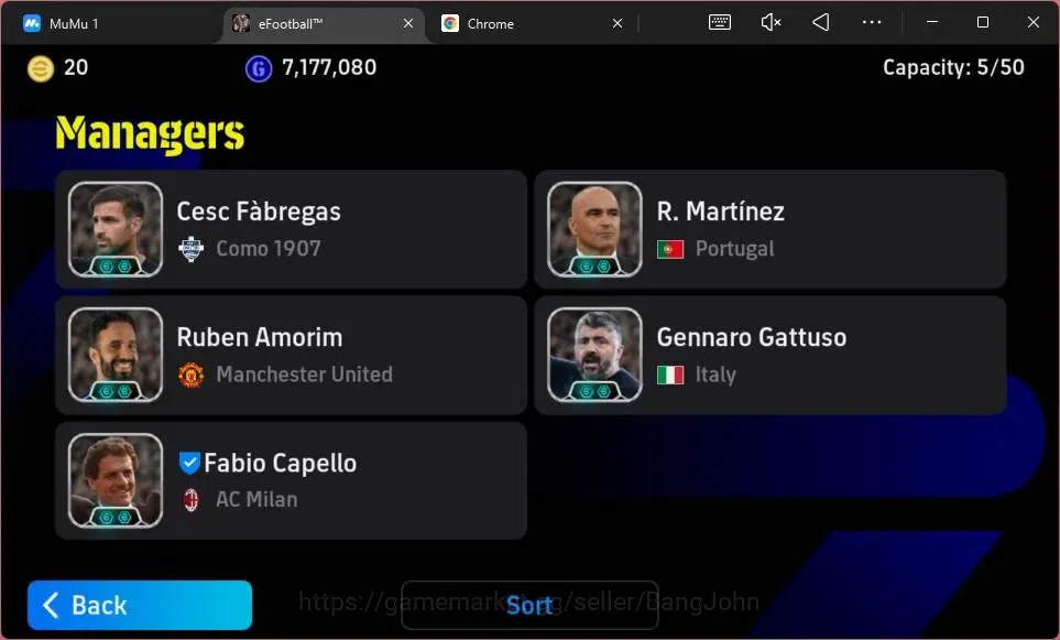 eFootball Accounts ANDROID|PW 3194|E-BT Ronaldinho Gaucho|E. Yaya Tou image 5
