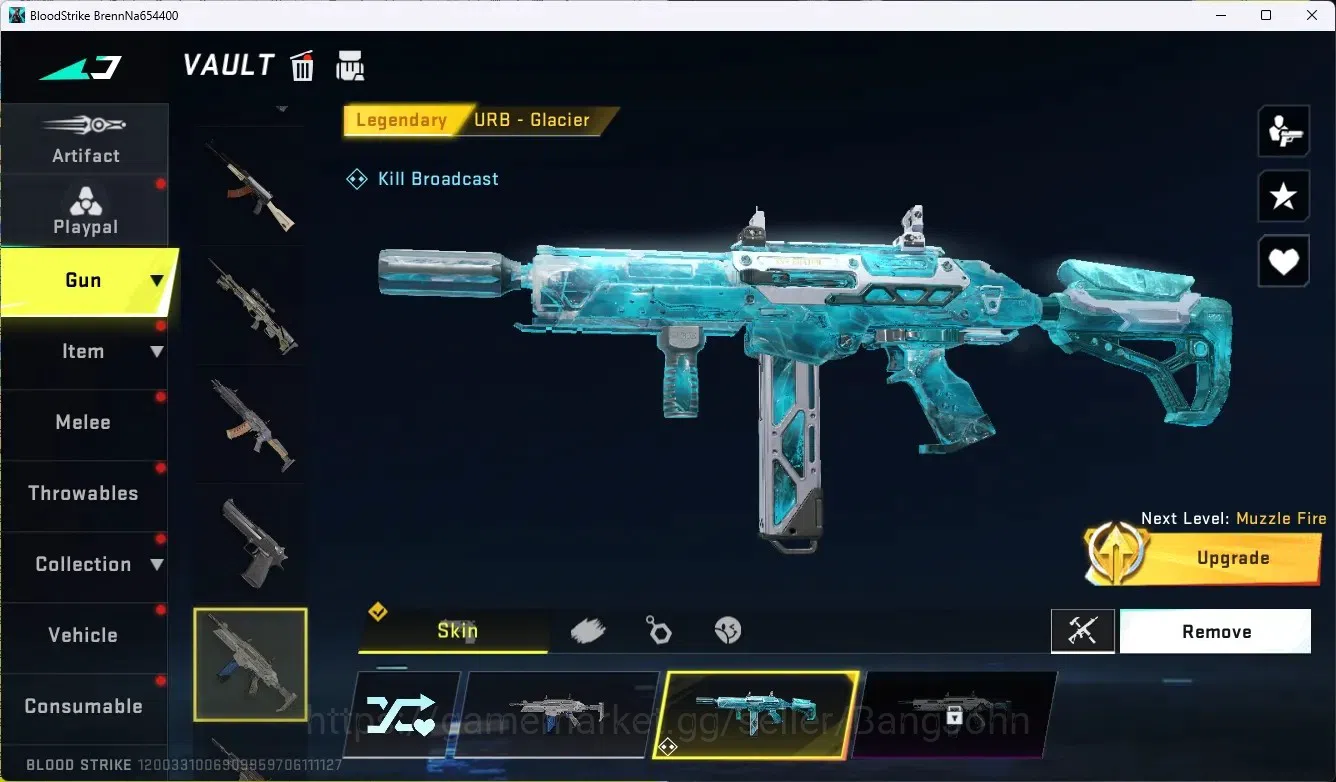Blood Strike Accounts ASIA|Collab Gun MCX - EVA-00|2 Legendary Gun|1 Leg image 2