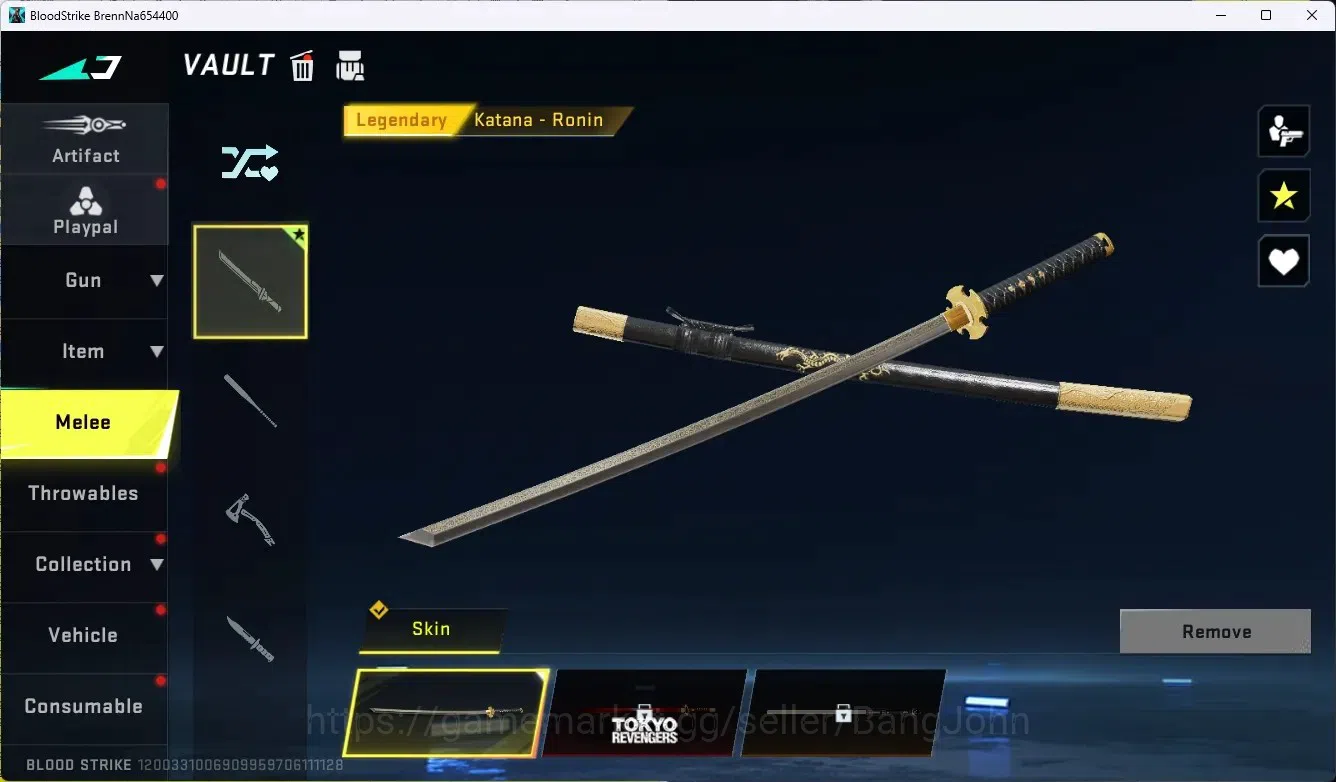 Blood Strike Accounts ASIA|Collab Gun MCX - EVA-00|2 Legendary Gun|1 Leg image 7