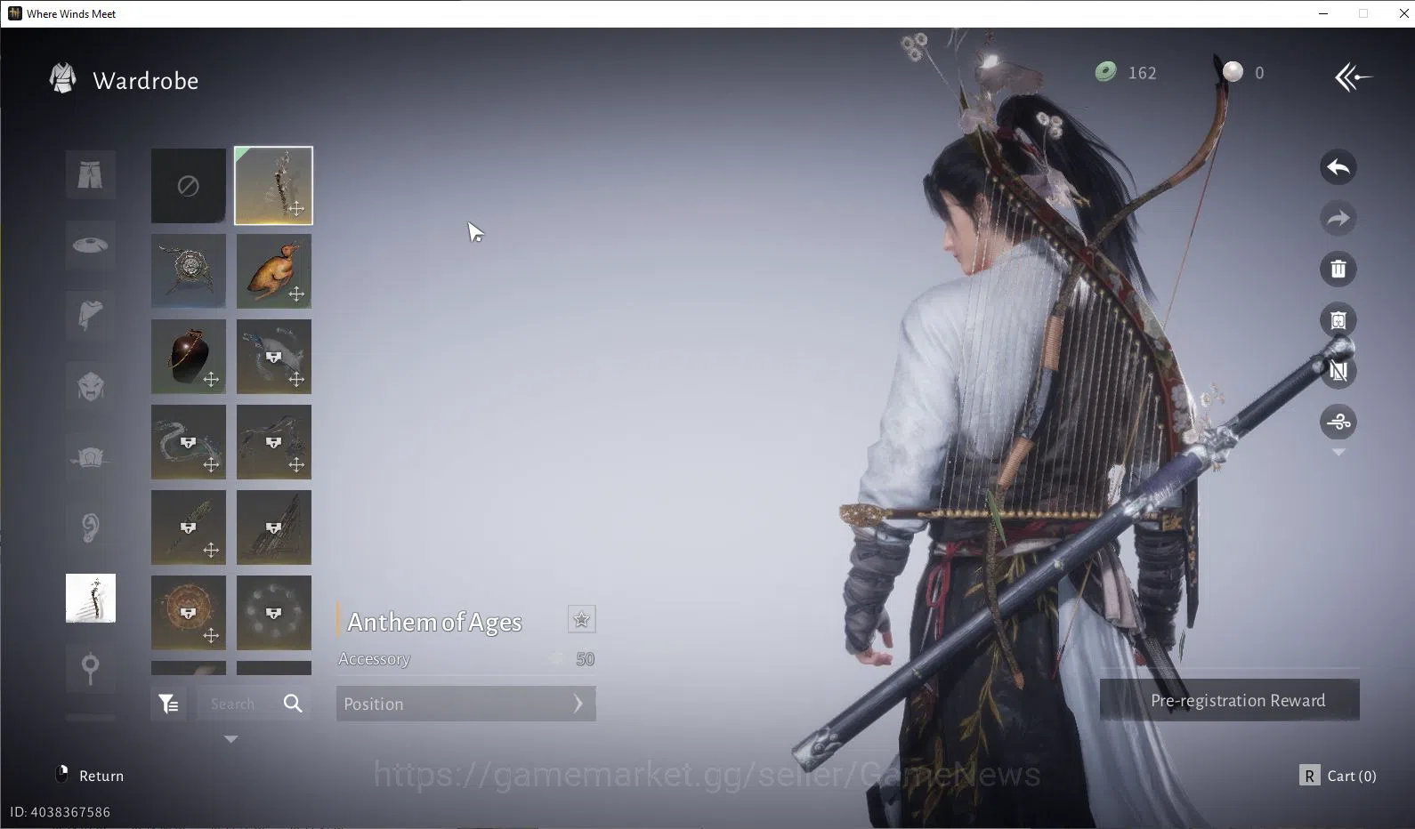 Where Winds Meet Accounts GLOBAL Lv6| Fresh Starter| 1 Harmoni Core, Anthem image 10