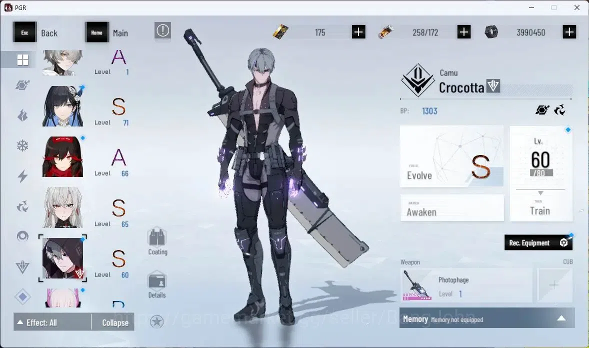 Punishing: Gray Raven Accounts ASIA | Lv64|Ready Gatcha|[S Lucia CW+Sign,S Lucia image 6