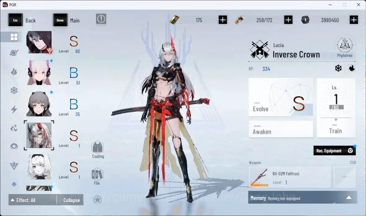 Punishing: Gray Raven Accounts ASIA | Lv64|Ready Gatcha|[S Lucia CW+Sign,S Lucia image 7