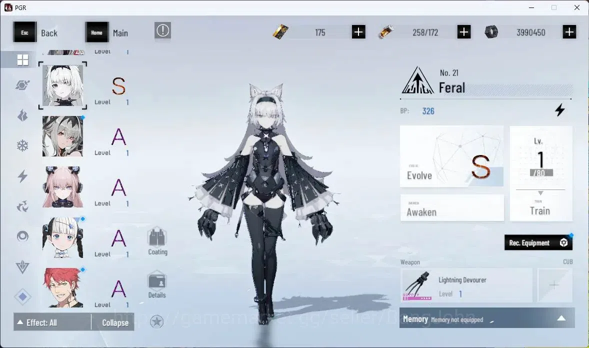 Punishing: Gray Raven Accounts ASIA | Lv64|Ready Gatcha|[S Lucia CW+Sign,S Lucia image 8