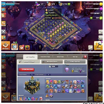 Clash of Clans Accounts High-End SUPER DISCONT TH 17 LVL 239 BASE FULLYMAX EXCEPT TROPS|BUILDERHALL FULLYMAX|EPIC MANY MAX|2
