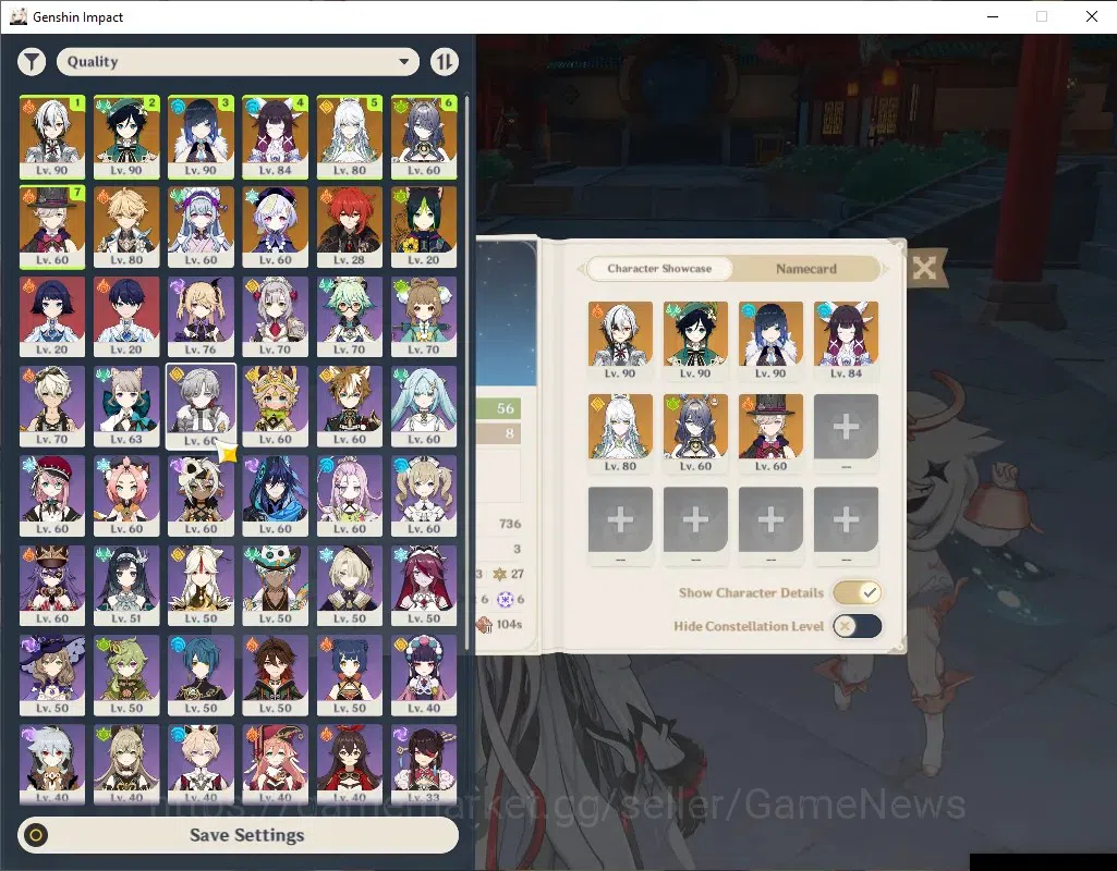 Genshin Impact Accounts ASIA|AR 56|7 Limited + 2(*5 Weapon)|Arlecchino,Yel image 2