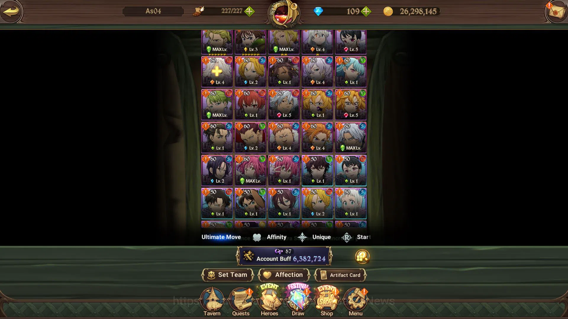 The Seven Deadly Sins: Grand Cross Accounts Asia|6MCC|2LR 5UR 100gem|Solev,Eminence,AOT,Slime image 12